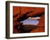 Pike's Peak Framed Through a Rock Window, Colorado, USA-Jerry Ginsberg-Framed Photographic Print