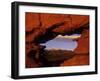 Pike's Peak Framed Through a Rock Window, Colorado, USA-Jerry Ginsberg-Framed Photographic Print