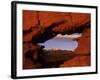 Pike's Peak Framed Through a Rock Window, Colorado, USA-Jerry Ginsberg-Framed Photographic Print