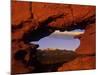Pike's Peak Framed Through a Rock Window, Colorado, USA-Jerry Ginsberg-Mounted Photographic Print