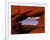 Pike's Peak Framed Through a Rock Window, Colorado, USA-Jerry Ginsberg-Framed Photographic Print