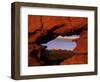 Pike's Peak Framed Through a Rock Window, Colorado, USA-Jerry Ginsberg-Framed Photographic Print