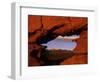 Pike's Peak Framed Through a Rock Window, Colorado, USA-Jerry Ginsberg-Framed Photographic Print