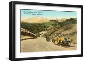 Pike's Peak Highway, Colorado-null-Framed Art Print