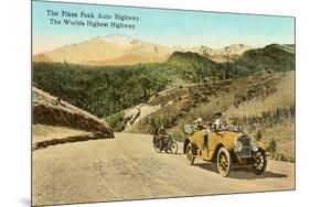 Pike's Peak Highway, Colorado-null-Mounted Art Print