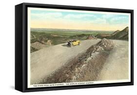 Pike's Peak Highway, Colorado-null-Framed Stretched Canvas