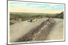 Pike's Peak Highway, Colorado-null-Mounted Art Print