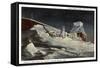 Pike's Peak Summit, Winter-null-Framed Stretched Canvas