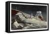 Pike's Peak Summit, Winter-null-Framed Stretched Canvas