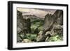 Pike's Peak, Viewed from the Garden of the Gods, Colorado-null-Framed Giclee Print