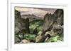 Pike's Peak, Viewed from the Garden of the Gods, Colorado-null-Framed Giclee Print