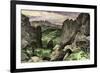 Pike's Peak, Viewed from the Garden of the Gods, Colorado-null-Framed Giclee Print