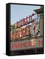 Pikes Market, Seattle, Washington State, USA-Ethel Davies-Framed Stretched Canvas
