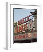 Pikes Market, Seattle, Washington State, USA-Ethel Davies-Framed Photographic Print