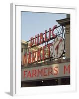 Pikes Market, Seattle, Washington State, USA-Ethel Davies-Framed Photographic Print