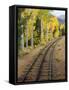 Pikes Peak Cog Railway, Manitou Springs, Colorado Springs, Colorado, USA-Cindy Miller Hopkins-Framed Stretched Canvas