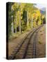 Pikes Peak Cog Railway, Manitou Springs, Colorado Springs, Colorado, USA-Cindy Miller Hopkins-Stretched Canvas