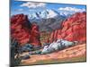 Pikes Peak from Garden of the Gods, Colorado-Patty Baker-Mounted Art Print