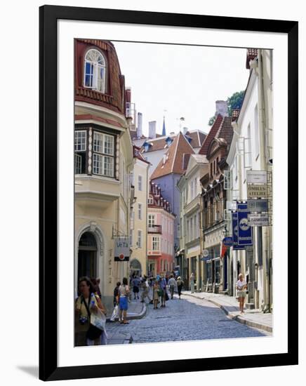 Pikk Street, Old Town, Tallinn, Estonia, Baltic States-Yadid Levy-Framed Photographic Print