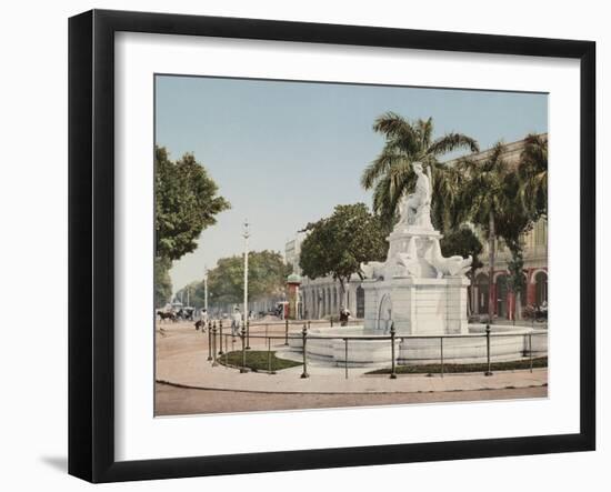 Pila De La India, Havana-William Henry Jackson-Framed Photo
