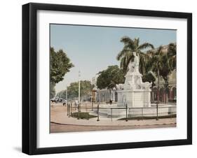 Pila De La India, Havana-William Henry Jackson-Framed Photo