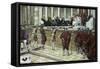 Pilate Announces Judgement from the Gabbatha-James Tissot-Framed Stretched Canvas