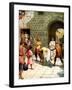 Pilate orders Jesus to be scourged - Bible-William Brassey Hole-Framed Premium Giclee Print