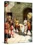 Pilate orders Jesus to be scourged - Bible-William Brassey Hole-Stretched Canvas