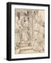 Pilate Washing His Hands, 1486-1528 (Pen and Black Ink on Paper)-Albrecht Dürer or Duerer-Framed Giclee Print