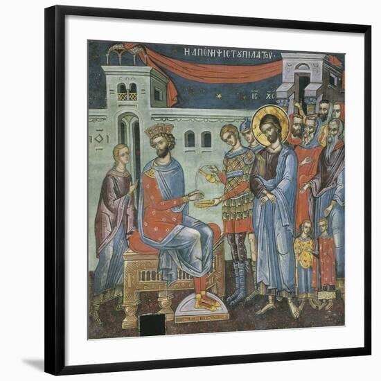 Pilate Washing His Hands, 16th Century-null-Framed Giclee Print