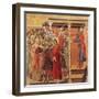 Pilate Washing His Hands, Detail from Episodes from Christ's Passion and Resurrection-Duccio Di buoninsegna-Framed Giclee Print