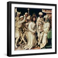 Pilate Washing His Hands, Left Panel from a Triptych, 1496-Hans Holbein the Elder-Framed Giclee Print