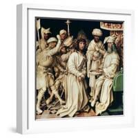 Pilate Washing His Hands, Left Panel from a Triptych, 1496-Hans Holbein the Elder-Framed Giclee Print