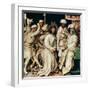 Pilate Washing His Hands, Left Panel from a Triptych, 1496-Hans Holbein the Elder-Framed Giclee Print