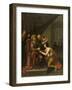 Pilate Washing His Hands (Oil on Panel)-Jan van Bijlert or Bylert-Framed Giclee Print