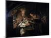 Pilate Washing His Hands-Matthias Stom-Mounted Premium Giclee Print