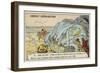 Pilatre De Rozier and Romain's Unsuccessful Attempt to Cross the English Channel in a Balloon, 1785-null-Framed Giclee Print