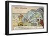 Pilatre De Rozier and Romain's Unsuccessful Attempt to Cross the English Channel in a Balloon, 1785-null-Framed Giclee Print