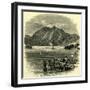 Pilatus Lake of Lucerne Switzerland-null-Framed Giclee Print