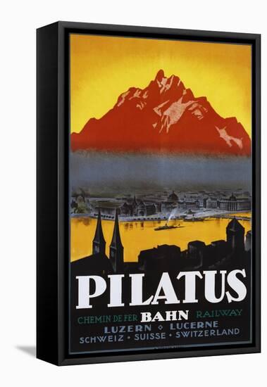 Pilatus Poster-null-Framed Stretched Canvas