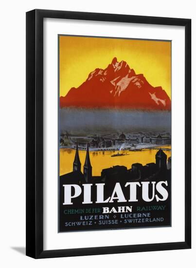 Pilatus Poster-null-Framed Giclee Print