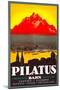 Pilatus-null-Mounted Art Print