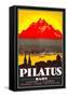 Pilatus-null-Framed Stretched Canvas