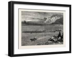 Pilchard Fishing of the Lizard, the South Coast, UK, 19th Century-null-Framed Giclee Print