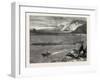 Pilchard Fishing Off the Lizard, UK-null-Framed Giclee Print