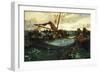 Pilchards-Charles Napier Hemy-Framed Giclee Print