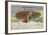 Pilcher Testing a Glider, England, 1899-null-Framed Giclee Print