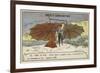Pilcher Testing a Glider, England, 1899-null-Framed Giclee Print