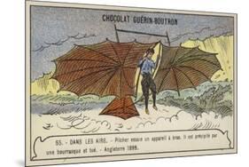 Pilcher Testing a Glider, England, 1899-null-Mounted Giclee Print