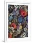 Pile of antique buttons-Mallorie Ostrowitz-Framed Premium Photographic Print